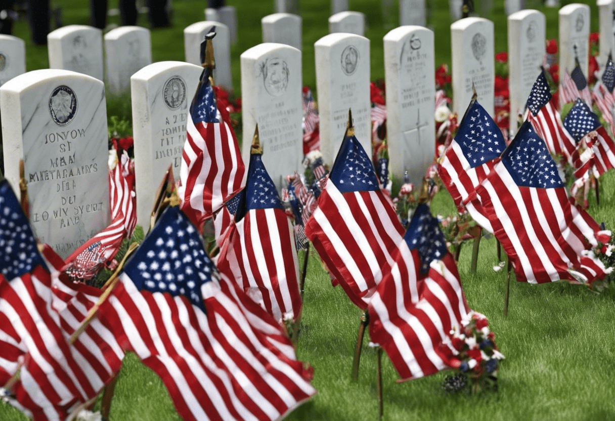 Rindiendo homenaje a aquellos que sirvieron y sacrificaron en el Día Conmemorativo de los Estados Unidos: