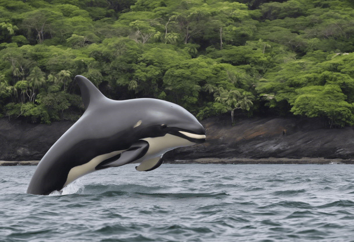 Raro Orca Pigmea Encontrada Varada en Parque Nacional de Costa Rica