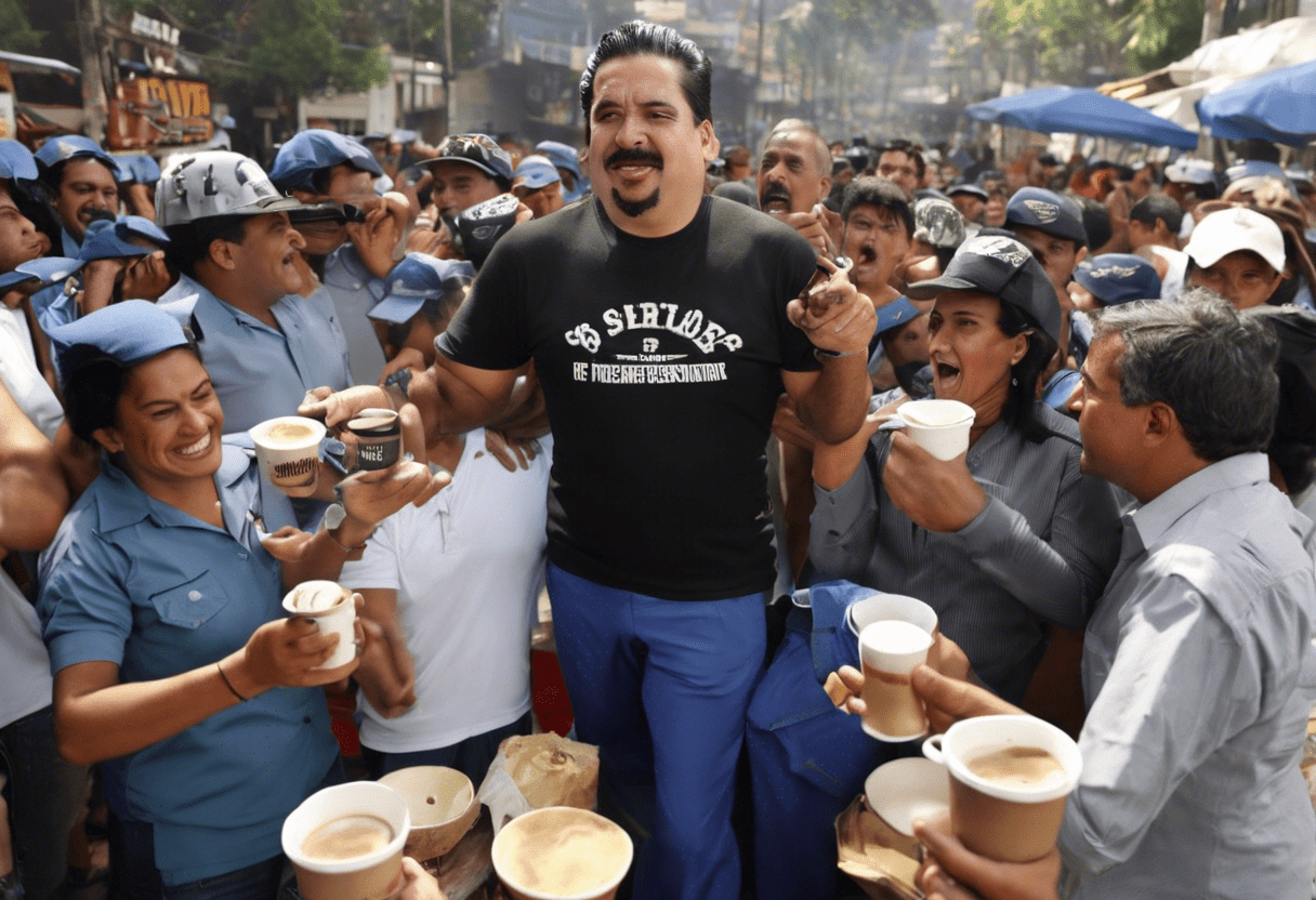 El presidente de El Salvador ofrece café gratis para promover los negocios locales