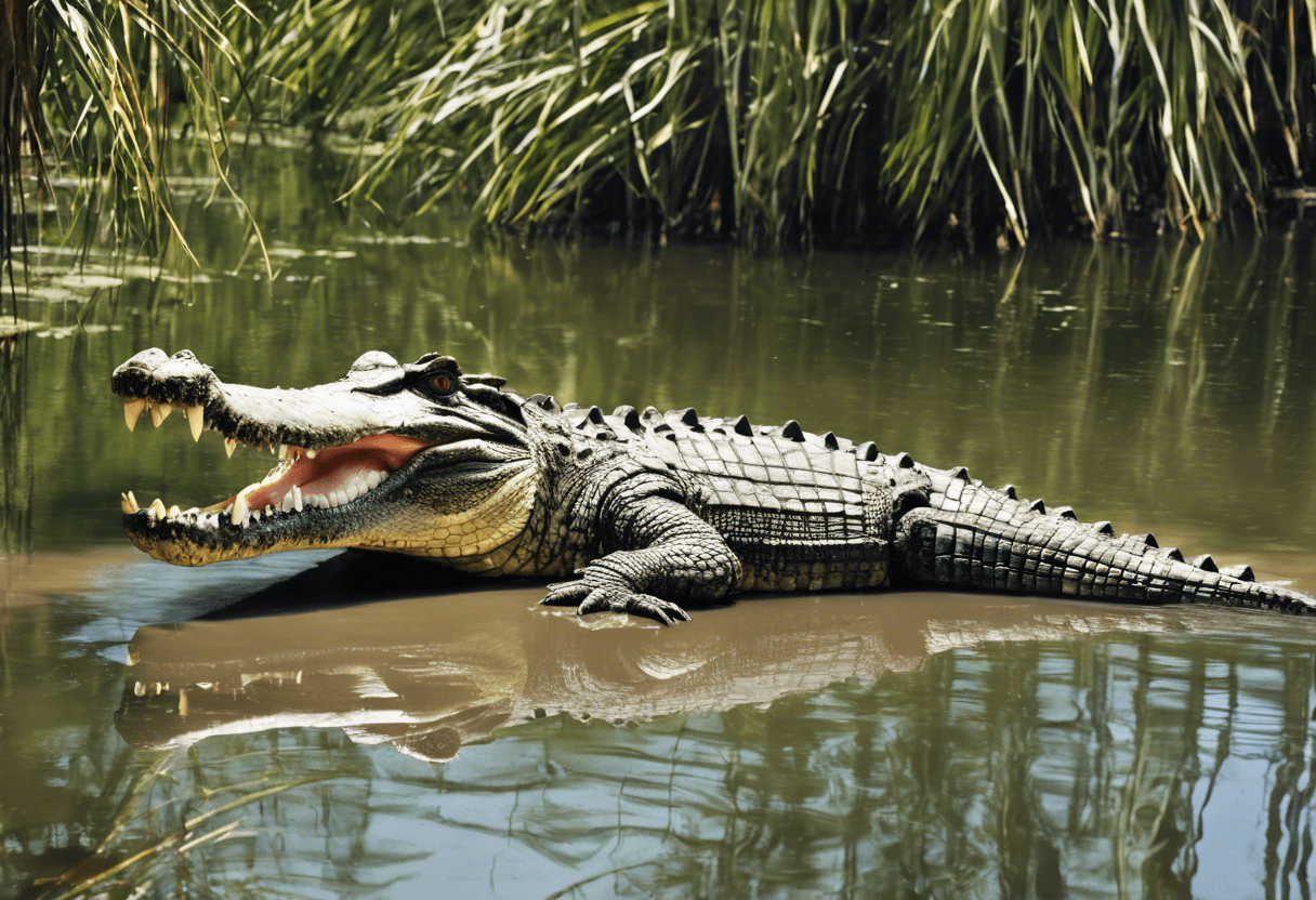 Crocodile Takes Control of Wildlife Study