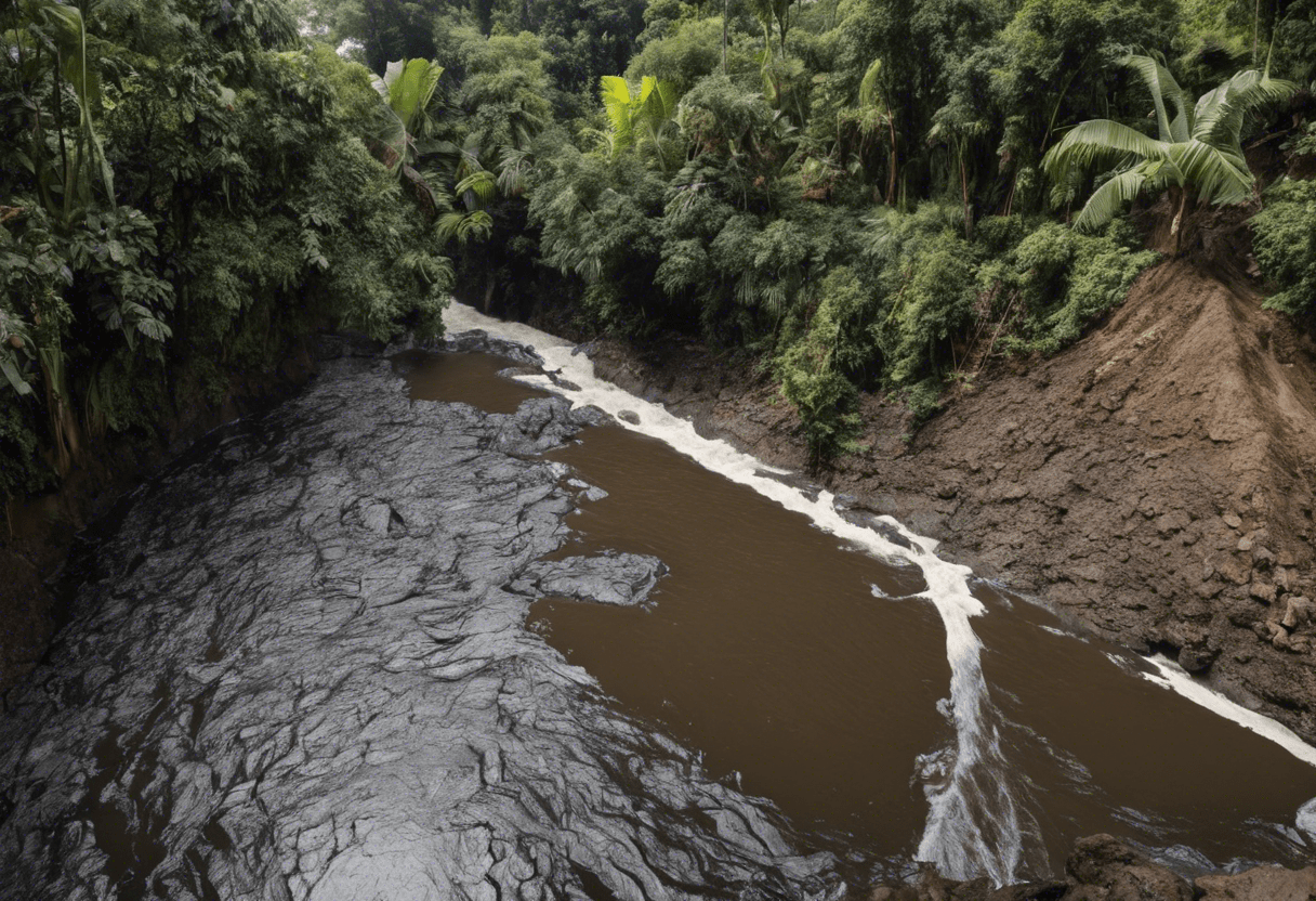 Derrame químico en el río Barranca de Costa Rica deja a más de 100,000 personas sin agua potable segura.