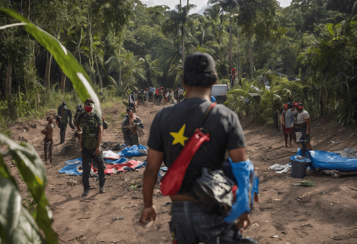 Migrantes venezolanos se enfrentan a la jungla mortal de Darién después de la disputada elección