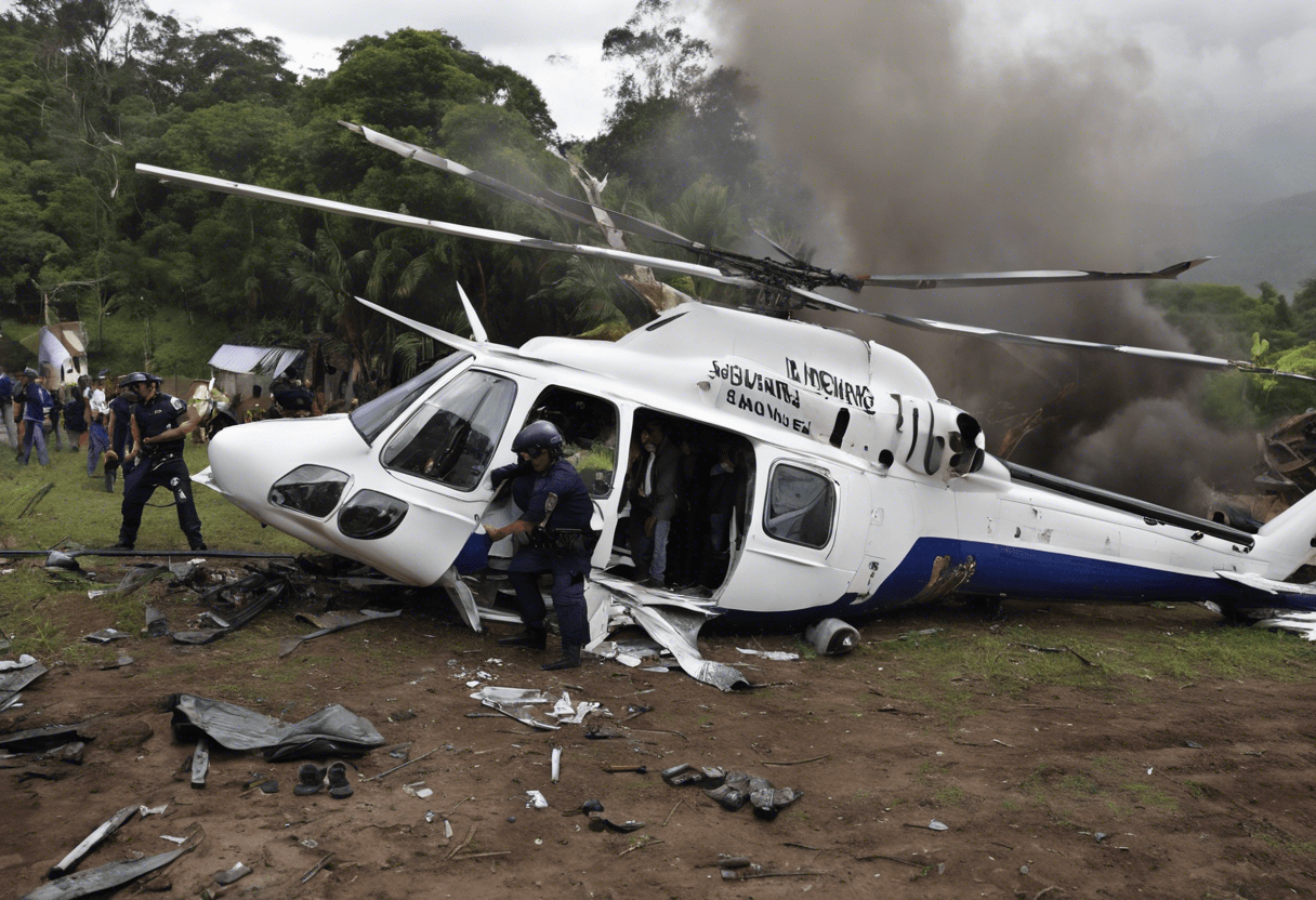 Salvadoran Police Chief Dies in Helicopter Crash Amid Gang Crackdown :