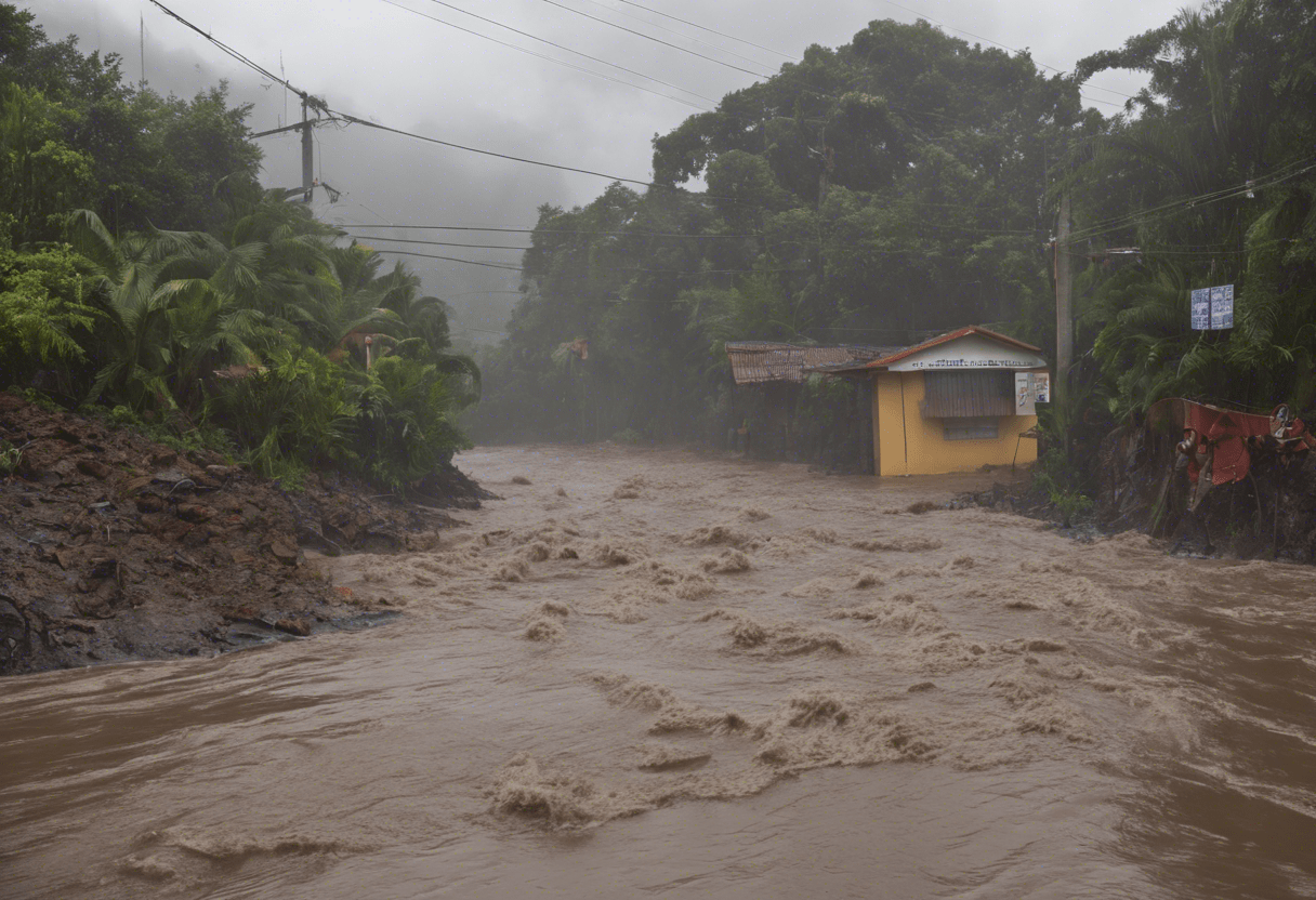 Monteverde Lidia con Impacto Severo de Lluvias