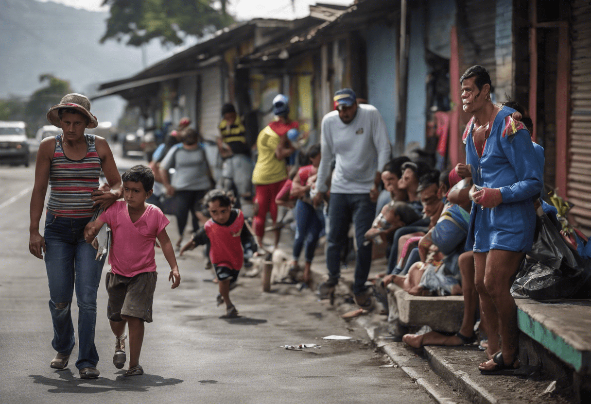 Venezuelan Migrants Face Hardship on Costa Rican Streets