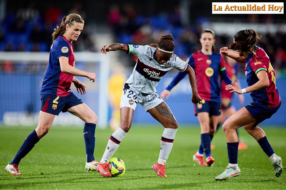 El Levante UD da la campanada en el Johan Cruyff al vencer al Barcelona femenino