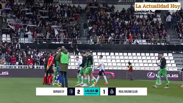 Burgos CF logra una emocionante victoria 2-1 sobre Racing Santander en el Estadio El Plantío