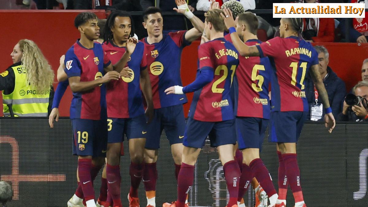 Barcelona FC brilla en el Sánchez Pizjuán y se acerca a la cima de LaLiga