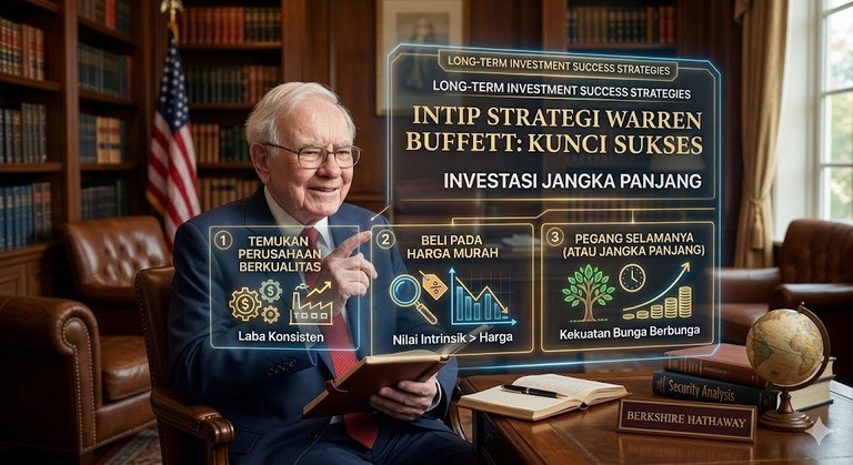 Intip Strategi Warren Buffett: Kunci Sukses Investasi Jangka Panjang